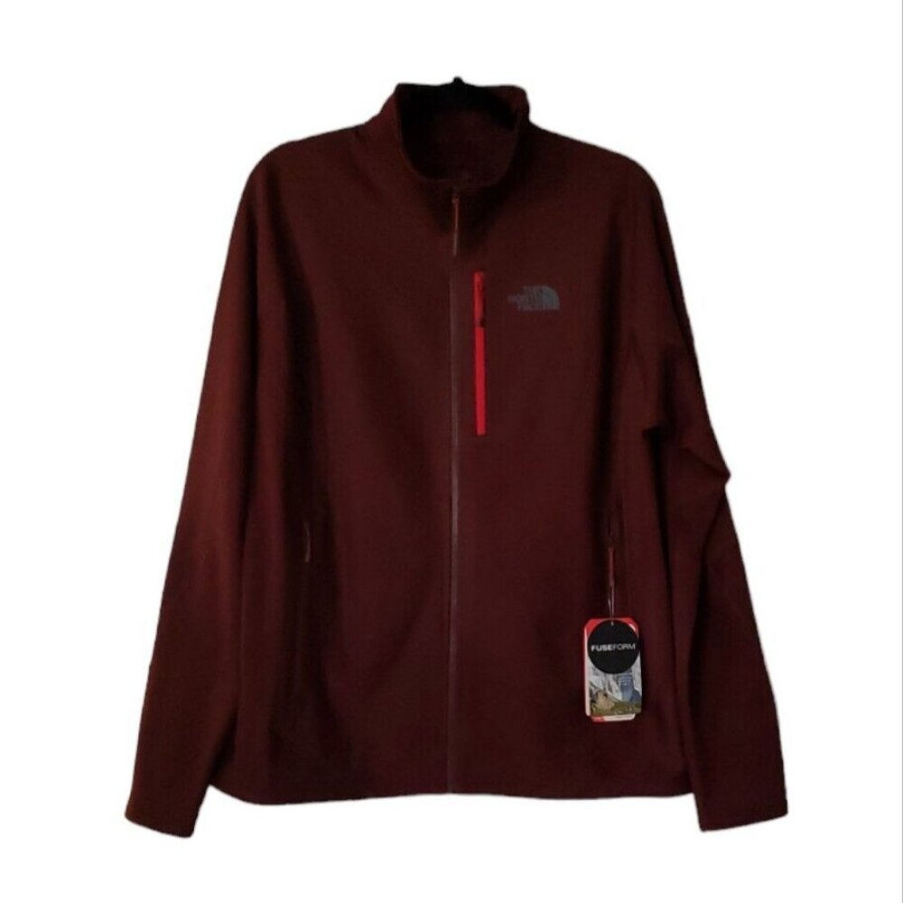 The North Face Men's Fuseform Dolomiti Full Zip Jacket Sequoia Red Fuse Size XL
